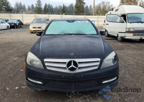 2011 Mercedes-Benz C 300 from USA, damaged, VIN WDDGF5EB3BR136762